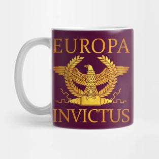 Europa Invictus - Gold Eagle on Purple Mug